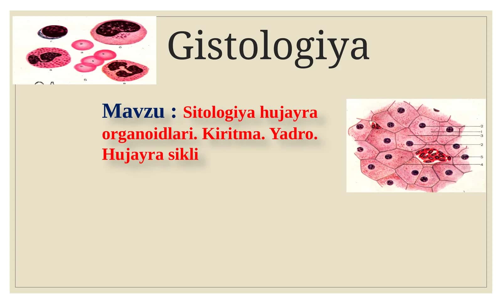 Gistologiya