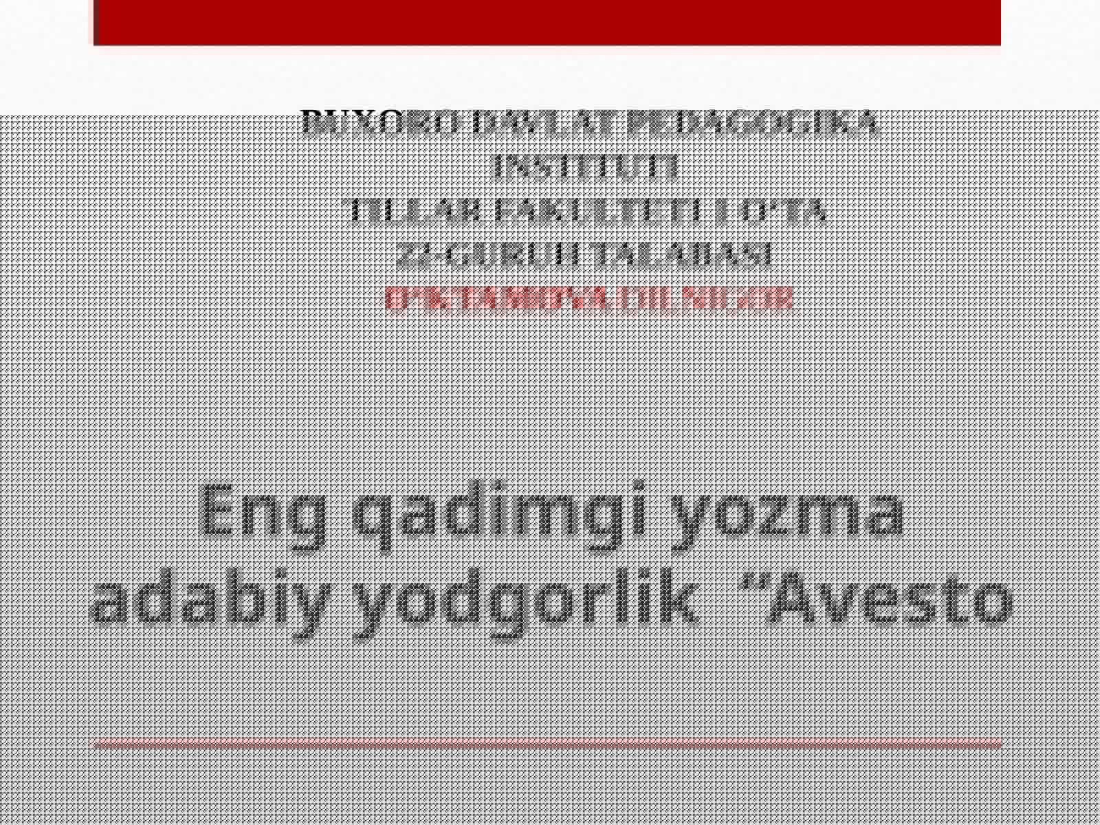 Avesto