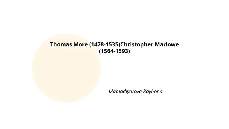 Thomas More: "Utopia" and its Impact on Political Philosophy