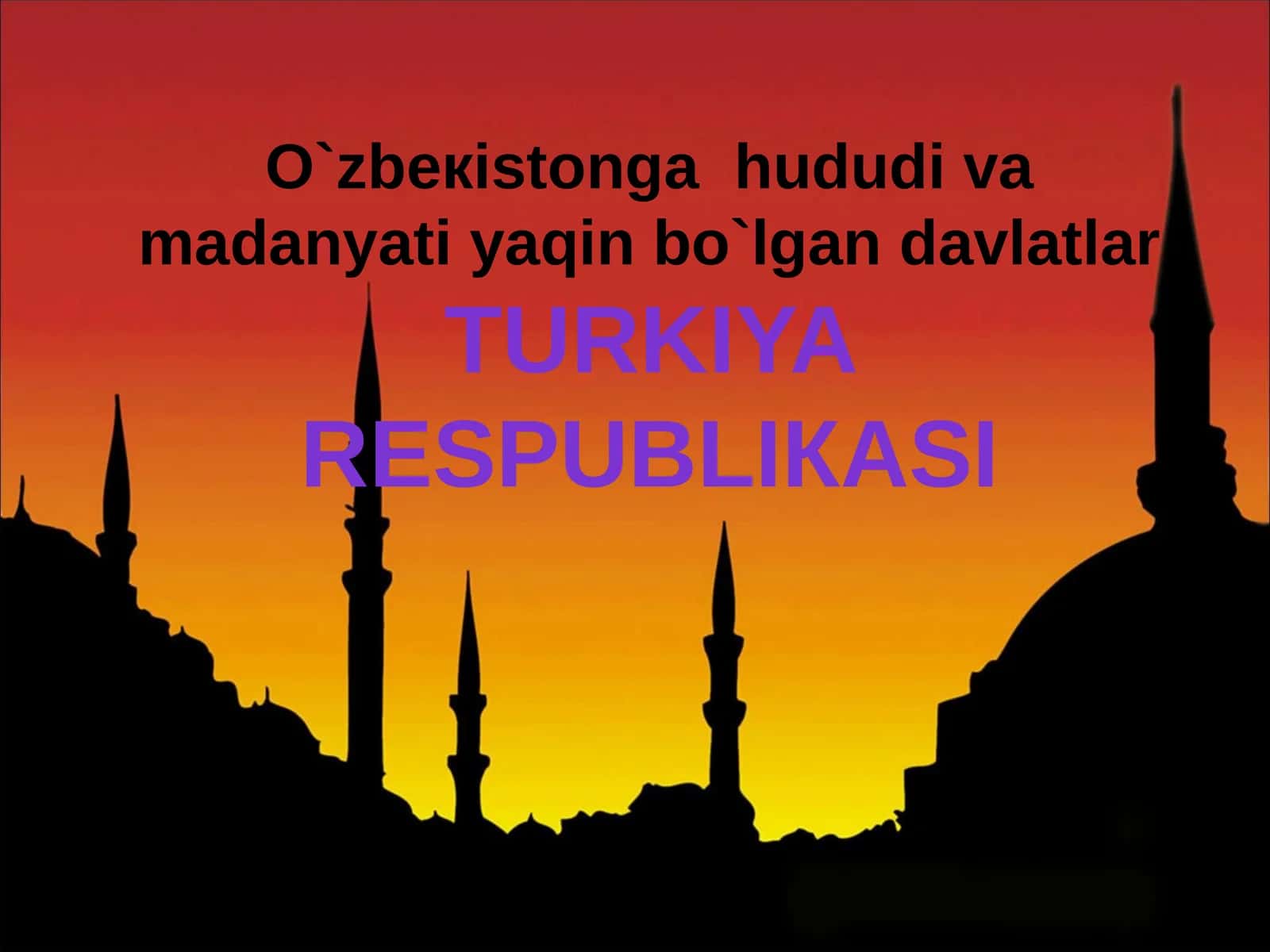 Osiyo va Yevropa qit'alarida joylashgan davlatlar