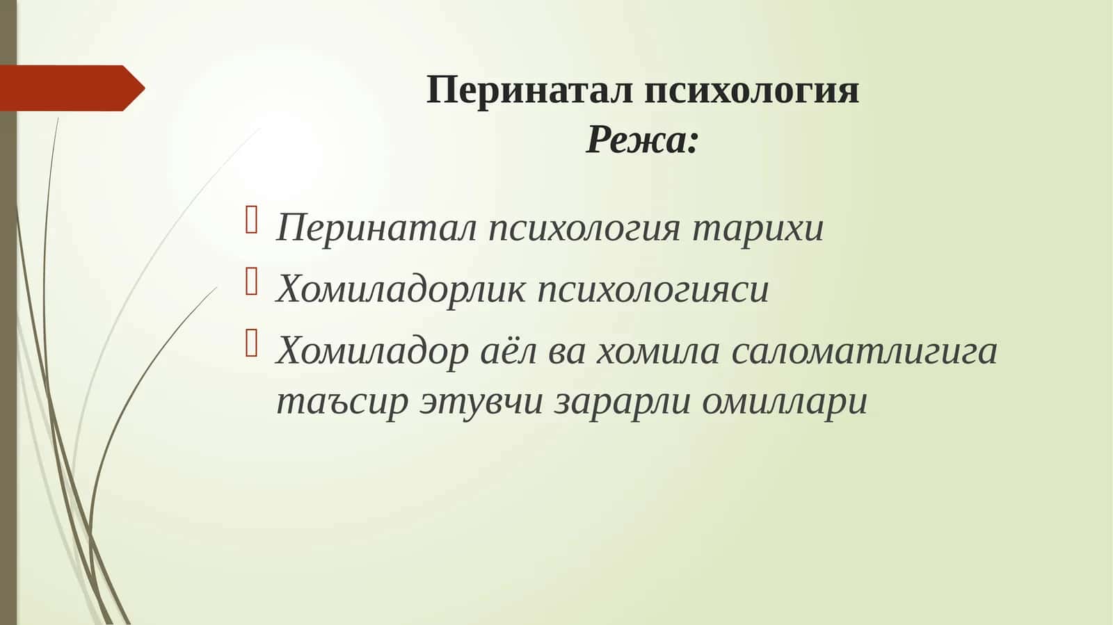 Перинаталпсихология