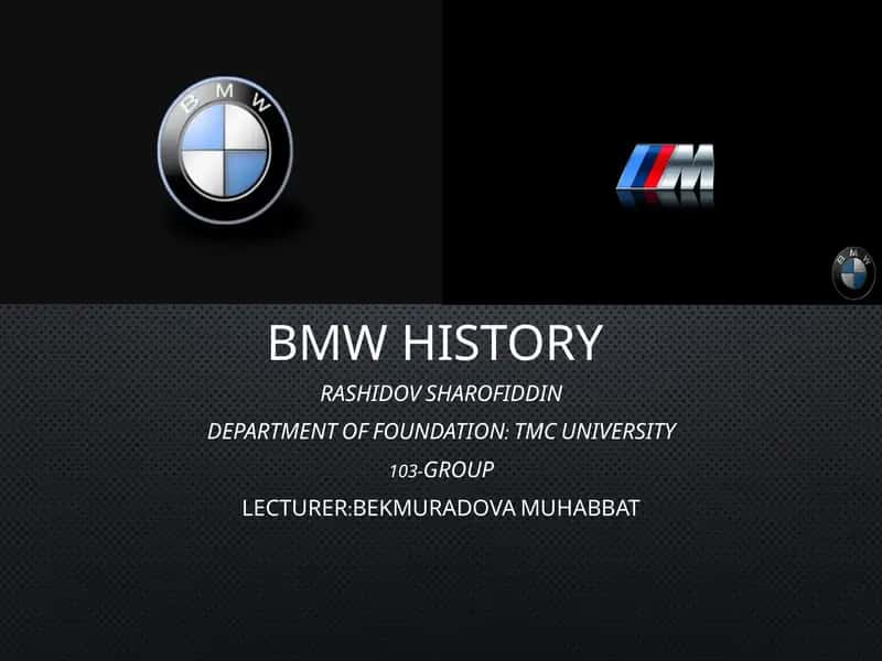 BMW History