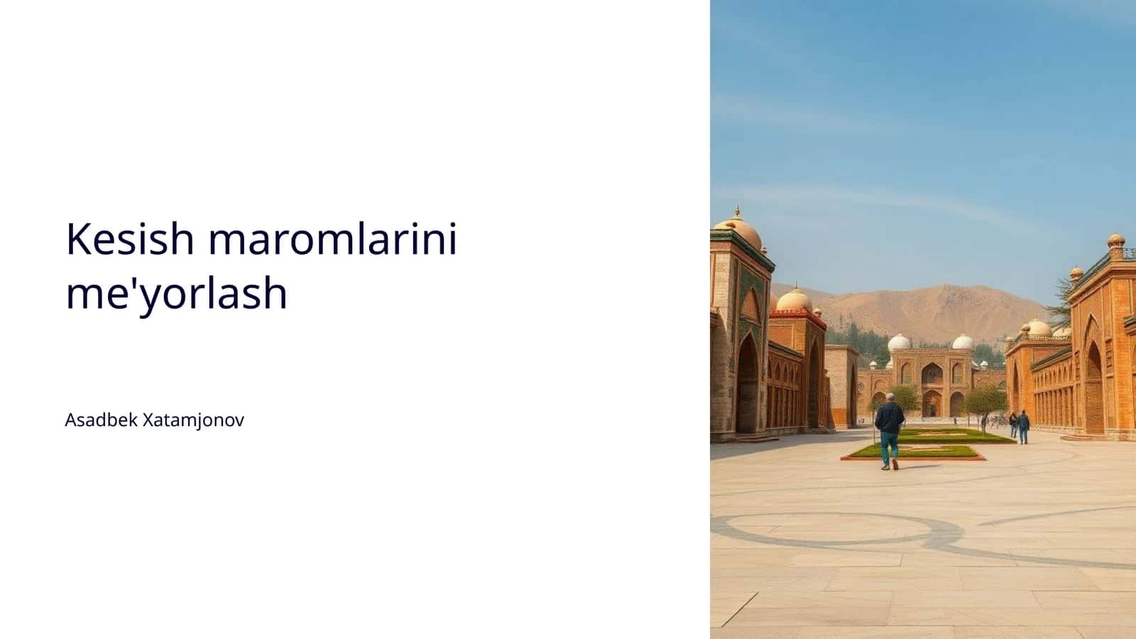 Kesish maromlarini me'yorlash