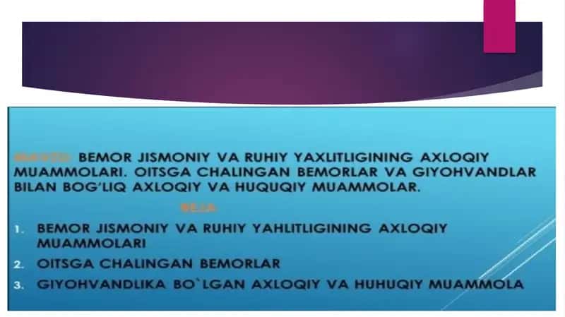 OITS-Ortirilgan iminutitet tanqisligi sindromi