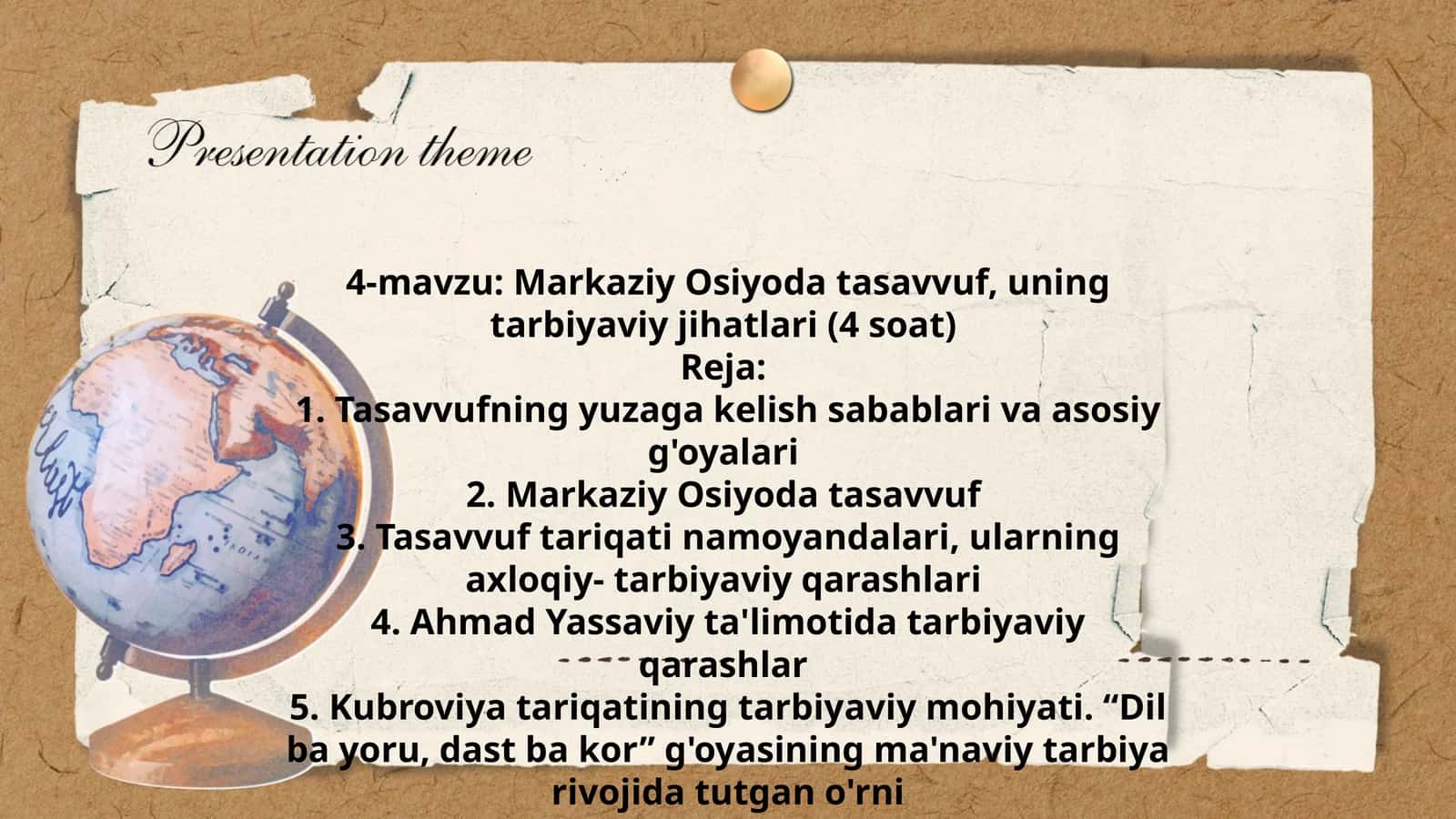Markaziy Osiyoda tasavvuf