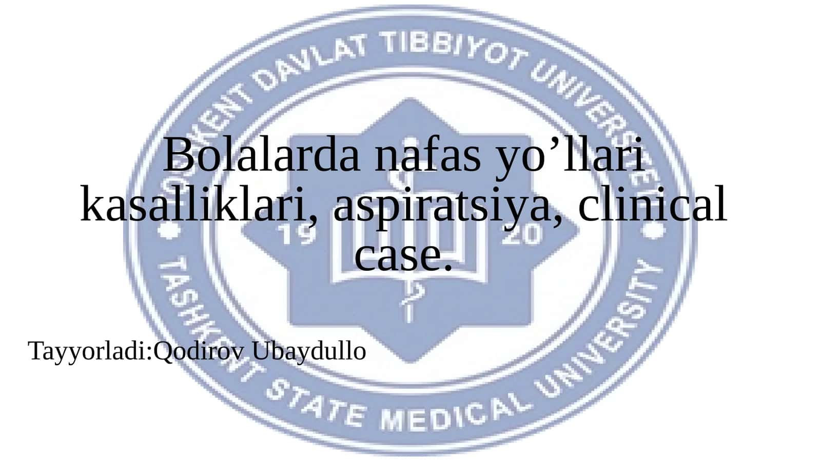 clinic case BKP