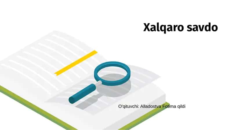Xalqaro savdo