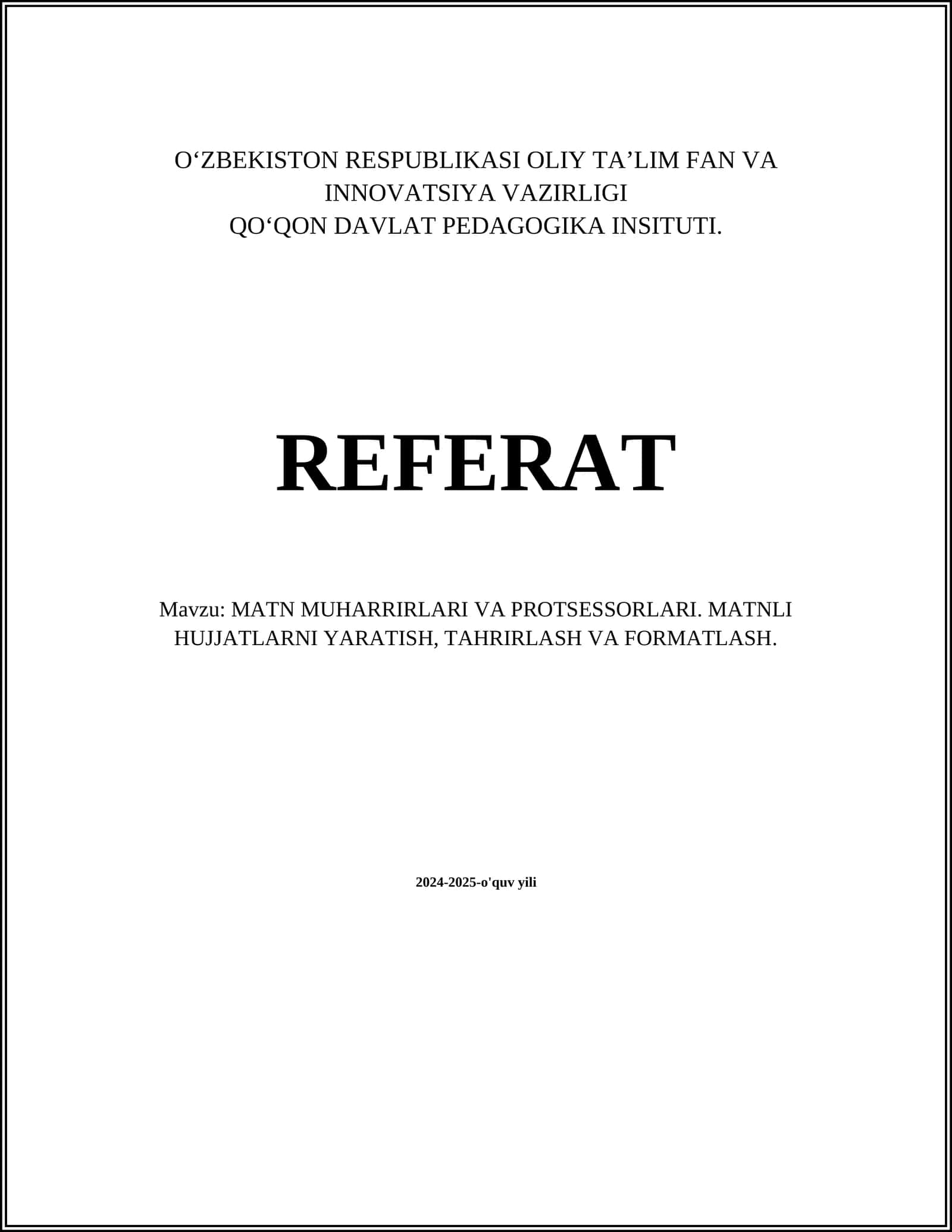 Matn muharrirlari turlari