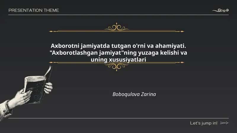 Axborot va jamiyat
