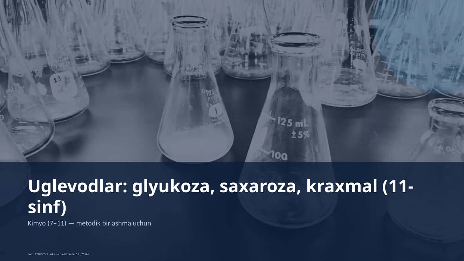 Uglevodlar: glyukoza, saxaroza, kraxmal (11-sinf)