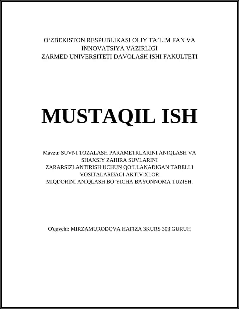Bayonnomani Tuzish Boʼyicha Bayonnoma