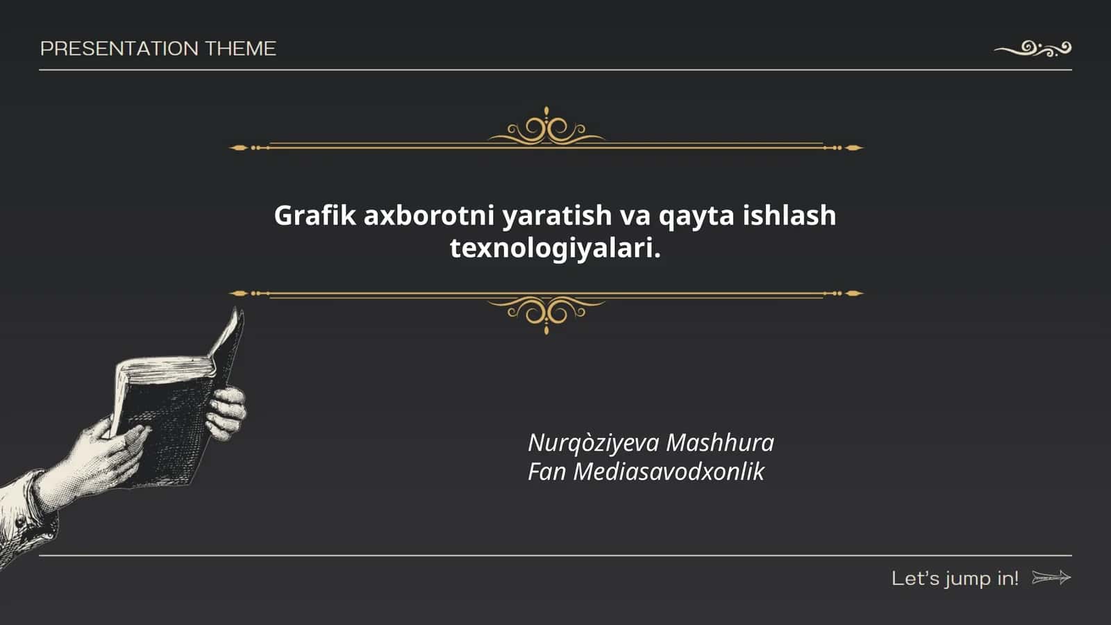 Grafik axborotni yaratish va qayta ishlash texnologiyalari