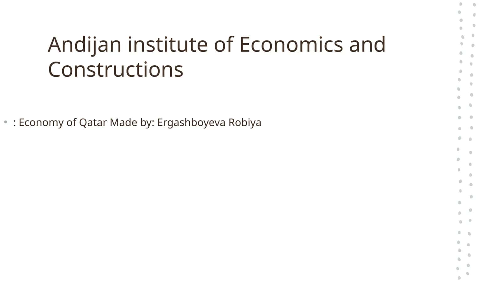 Economy of Qatar