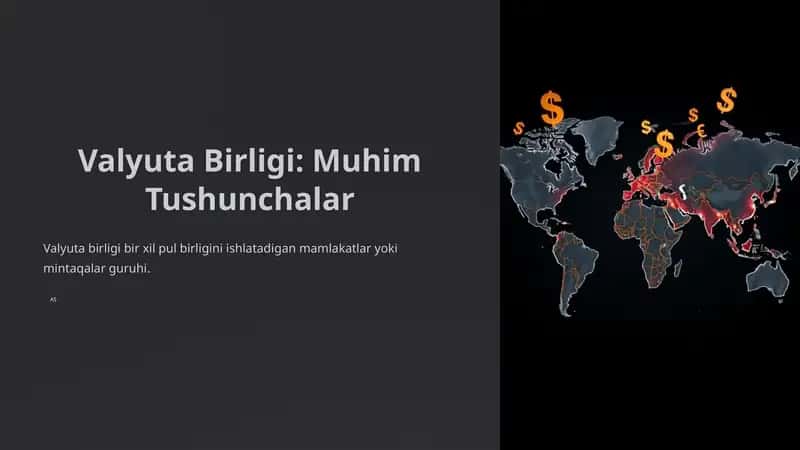 Valyuta Birligi: Muhim Tushunchalar