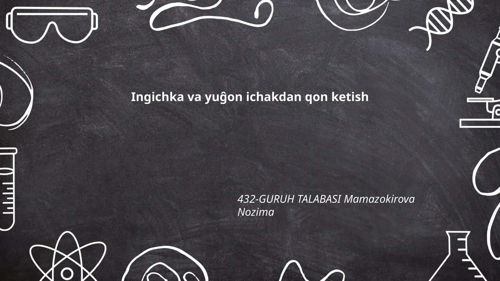 Ingichka va yuĝon ichakdan qon ketish
