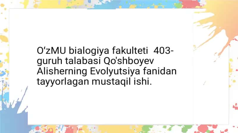 Yangi texnologiyalar va ularning sohani