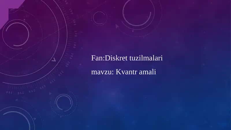 Kvantr amali