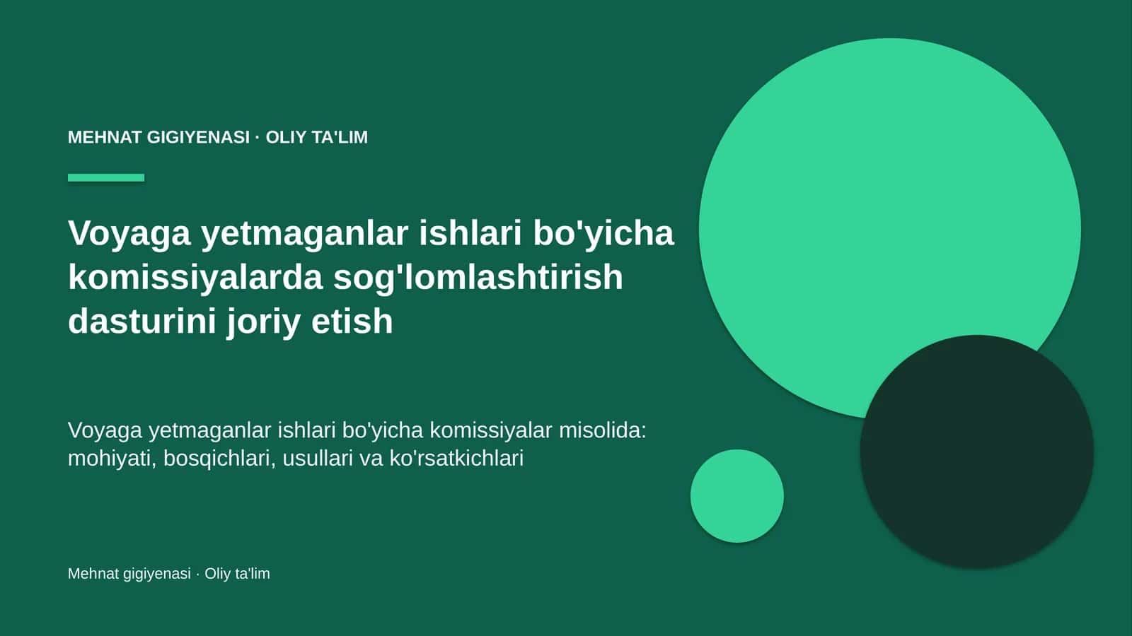 voyaga yetmaganlar ishlari bo'yicha komissiyalarda sog'lomlashtirish dasturini joriy etish 3849
