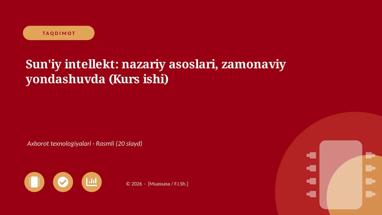 Sun'iy intellekt: nazariy asoslari, zamonaviy yondashuvda