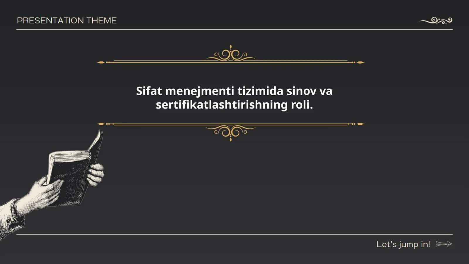 Sifat menejmenti tizimida sinov va sertifikatlashtirishning roli