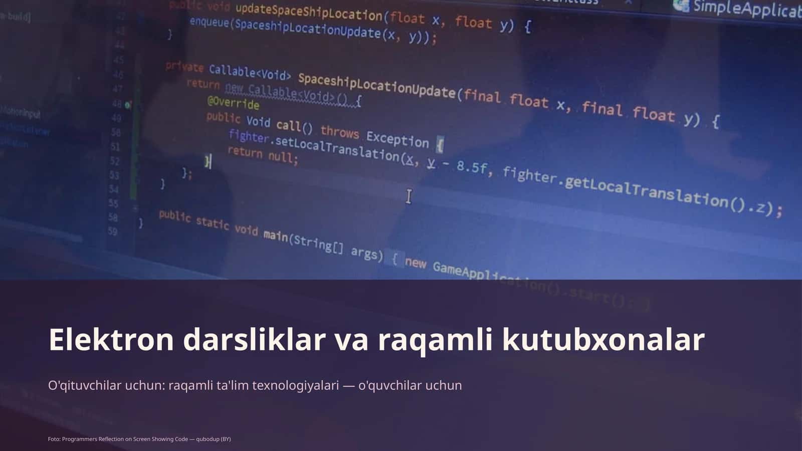 Elektron darsliklar va raqamli kutubxonalar