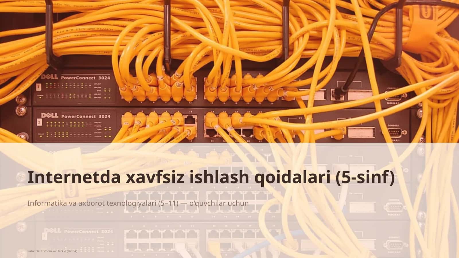 Internetda xavfsiz ishlash qoidalari (5-sinf)
