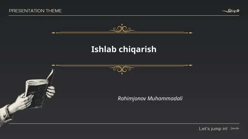 Ishlab chiqarish