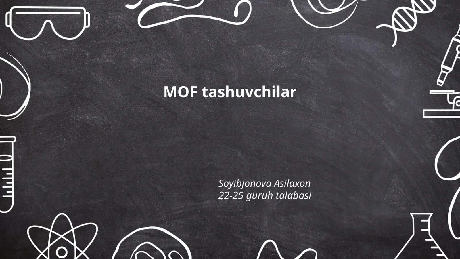 MOF tashuvchilar iqtisodiy ahamiyati
