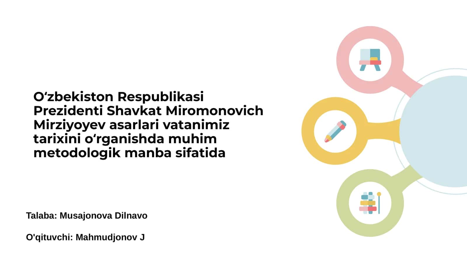 Shavkat Mirziyoyevning tarixiy manbalardagi roli