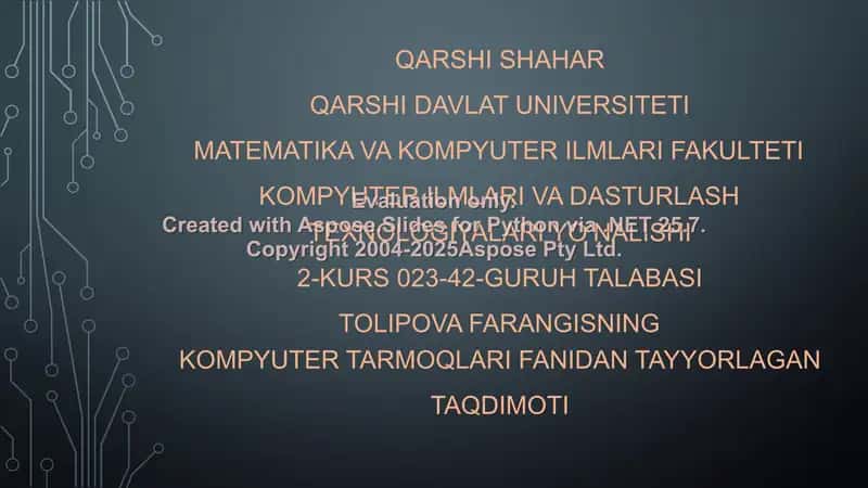 Internet - Global kompyuter tarmogi