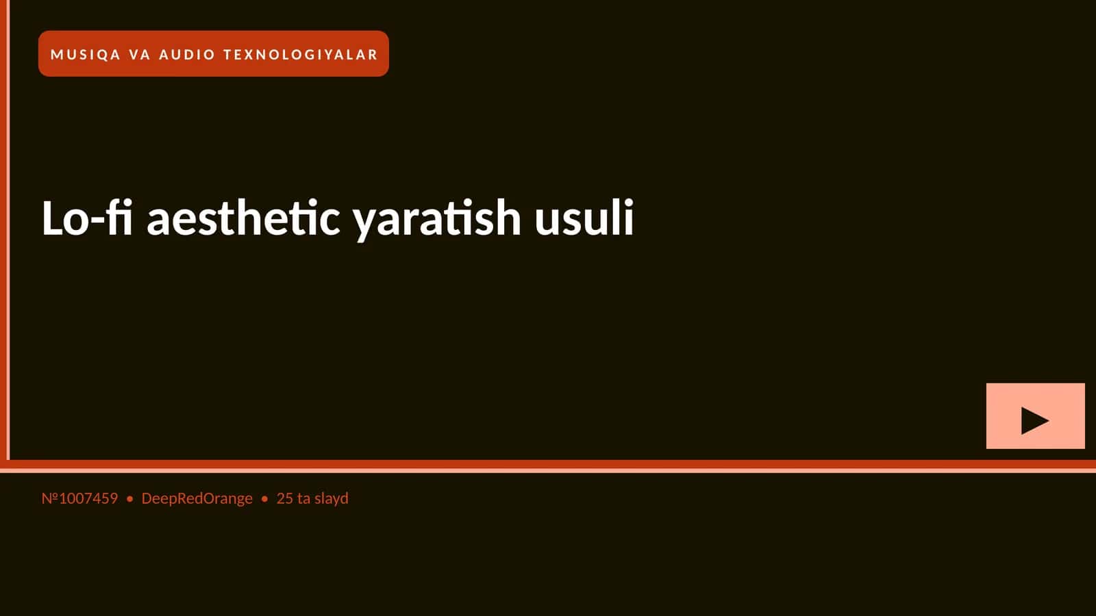 Lo-fi aesthetic yaratish usuli