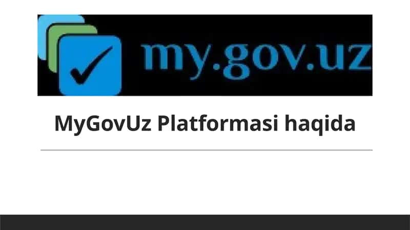 MyGovUz Platformasi