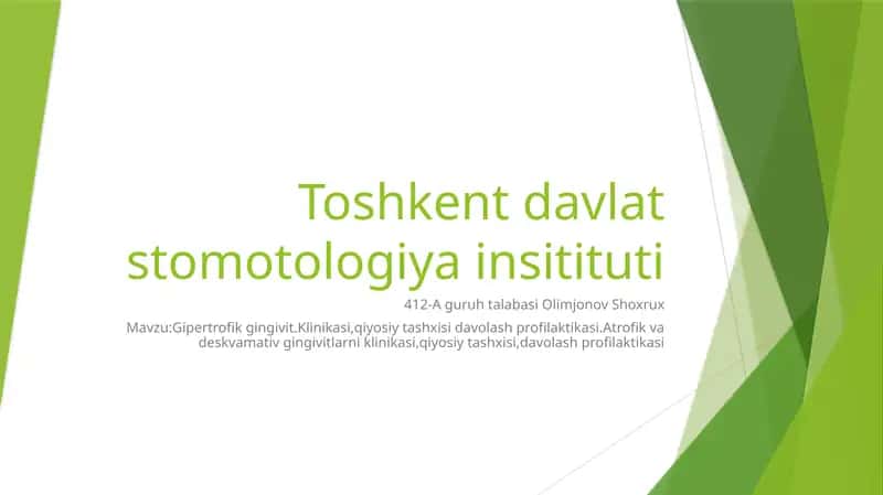 Gipertrofik gingivit