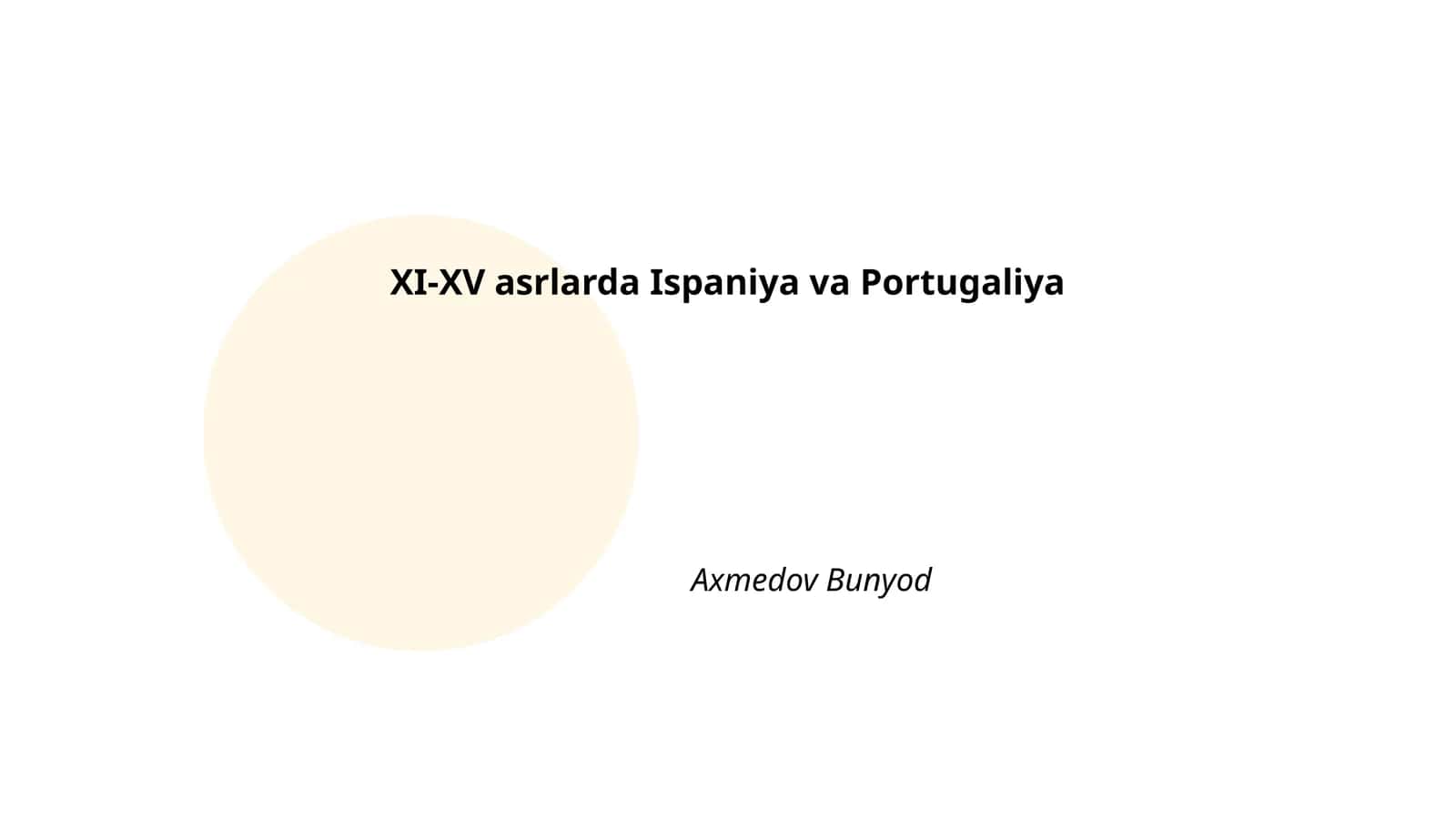 XI-XV asrlarda Ispaniya va Portugaliya