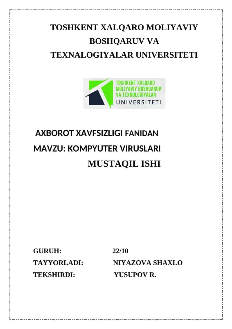 Kompyuter viruslari