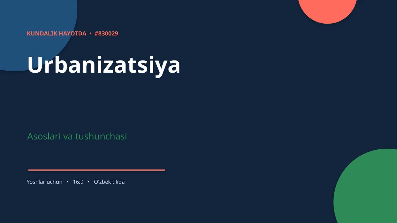 KUNDALIK HAYOTDA