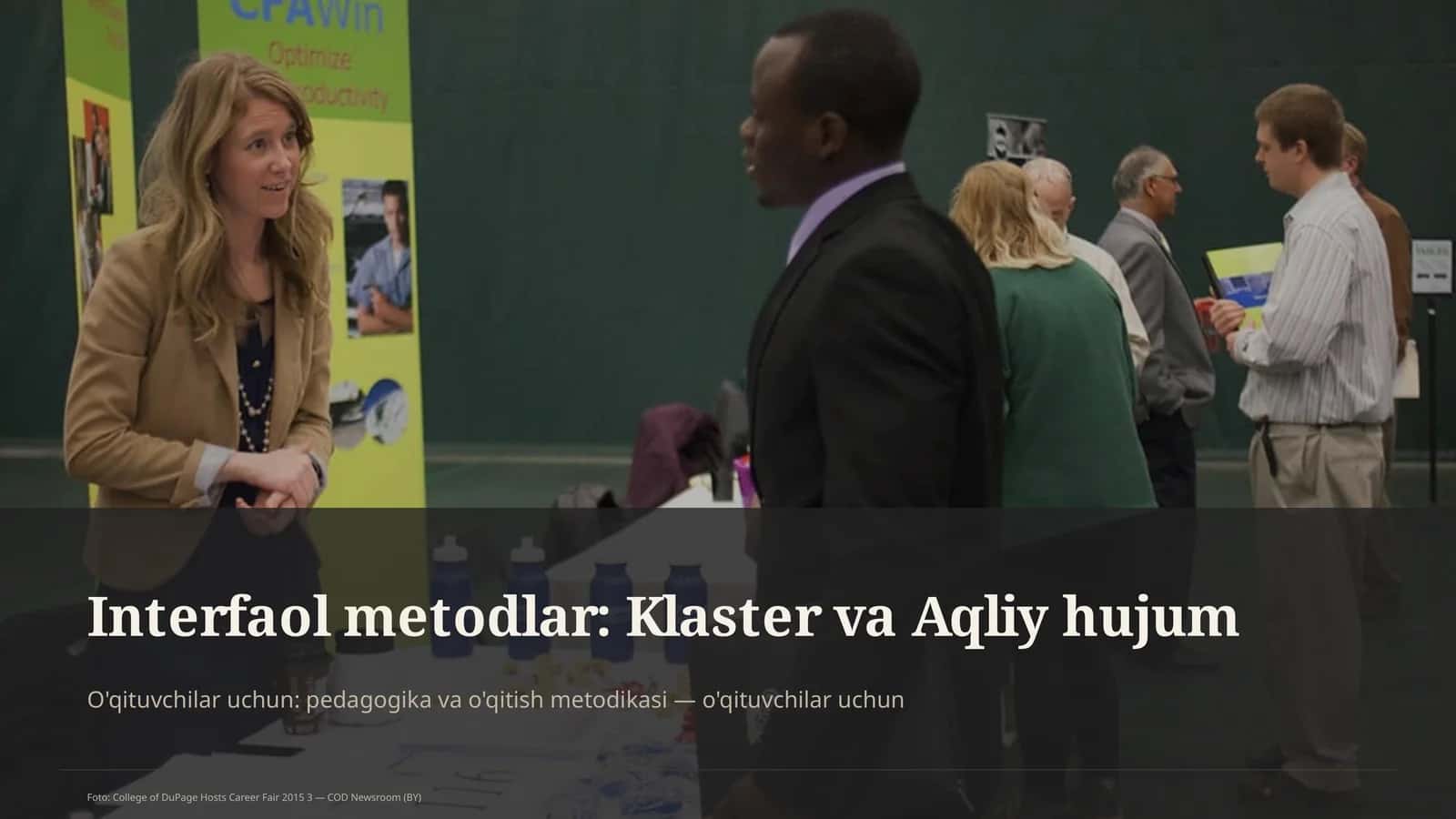 Interfaol metodlar: Klaster va Aqliy hujum