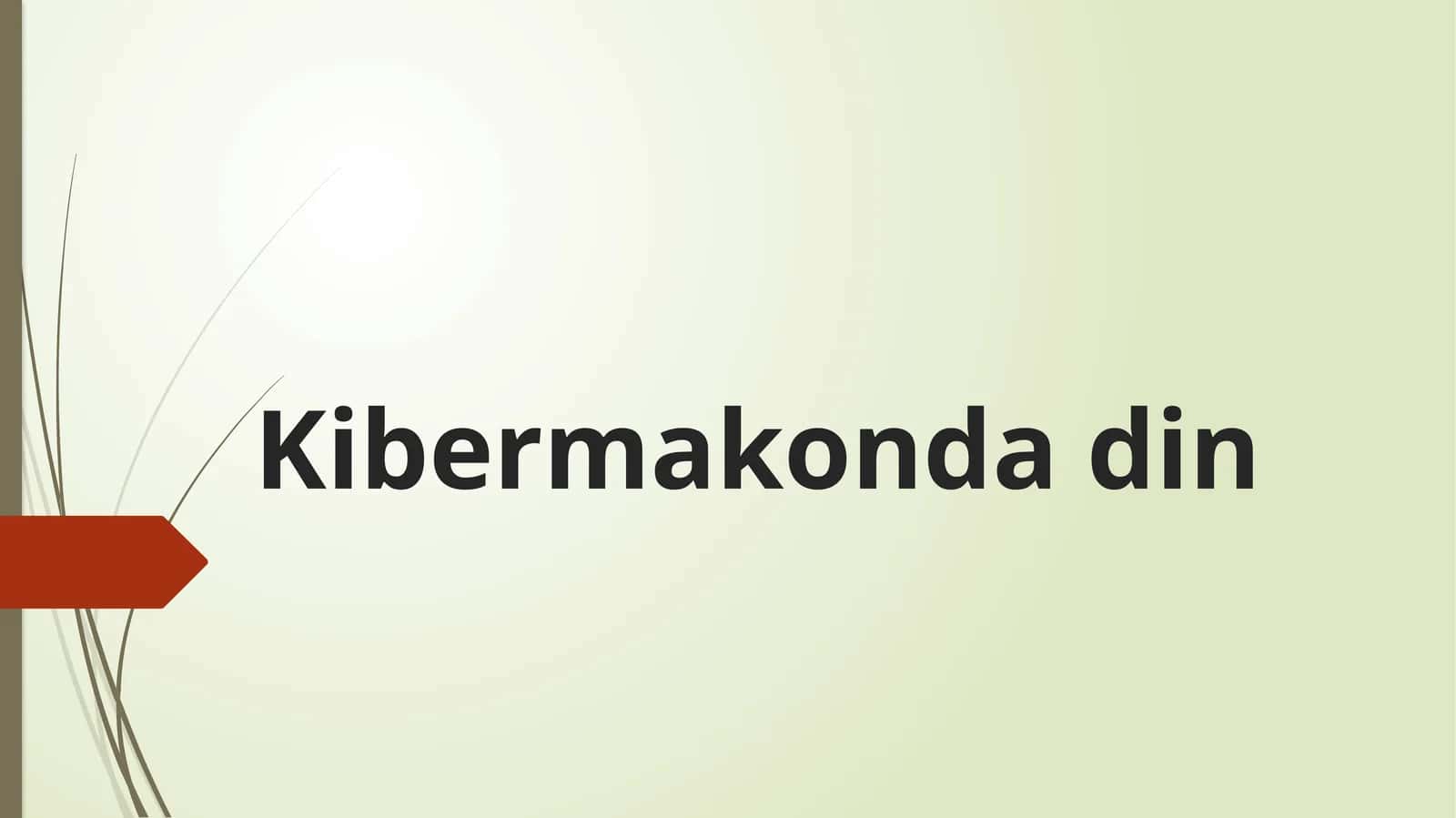 Kibermakonda din