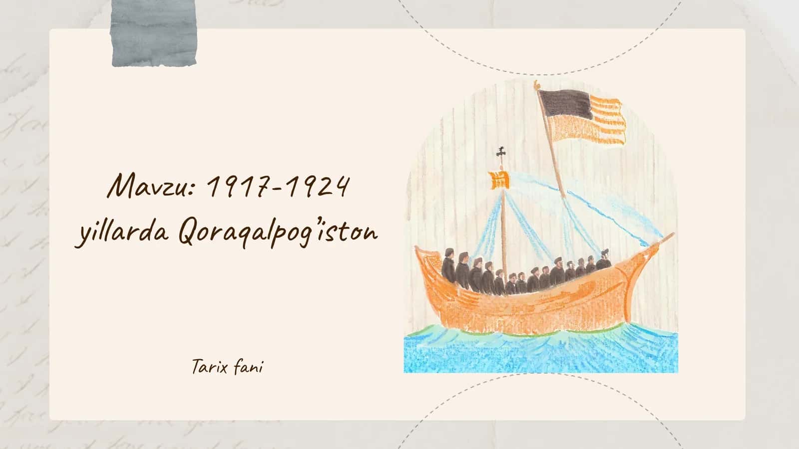1917-1924- yillarda Qoraqalpog’iston