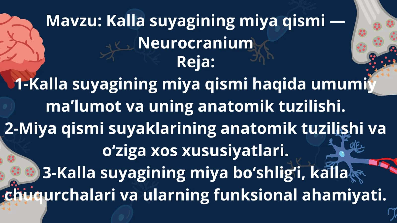 kalla suyagining miya qismi