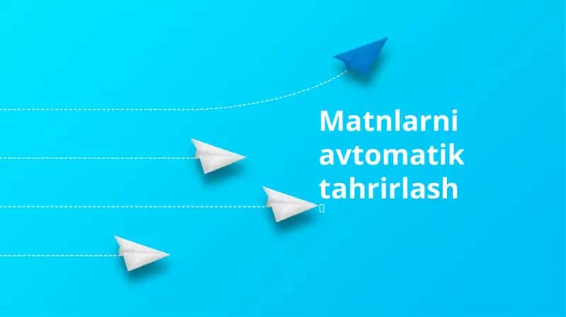 Avtomatik Matn Tahrirlash