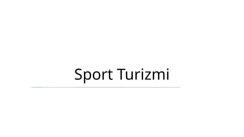 Sport Turizmi