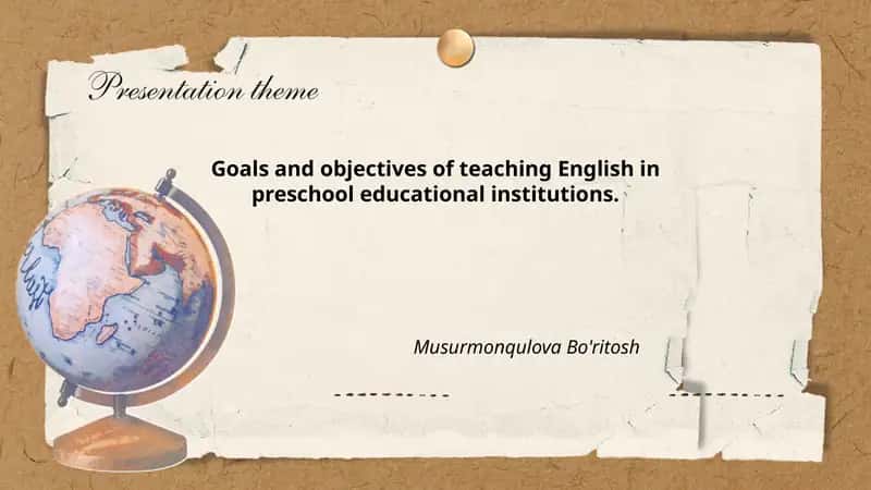 Musurmonqulova Bo'ritosh