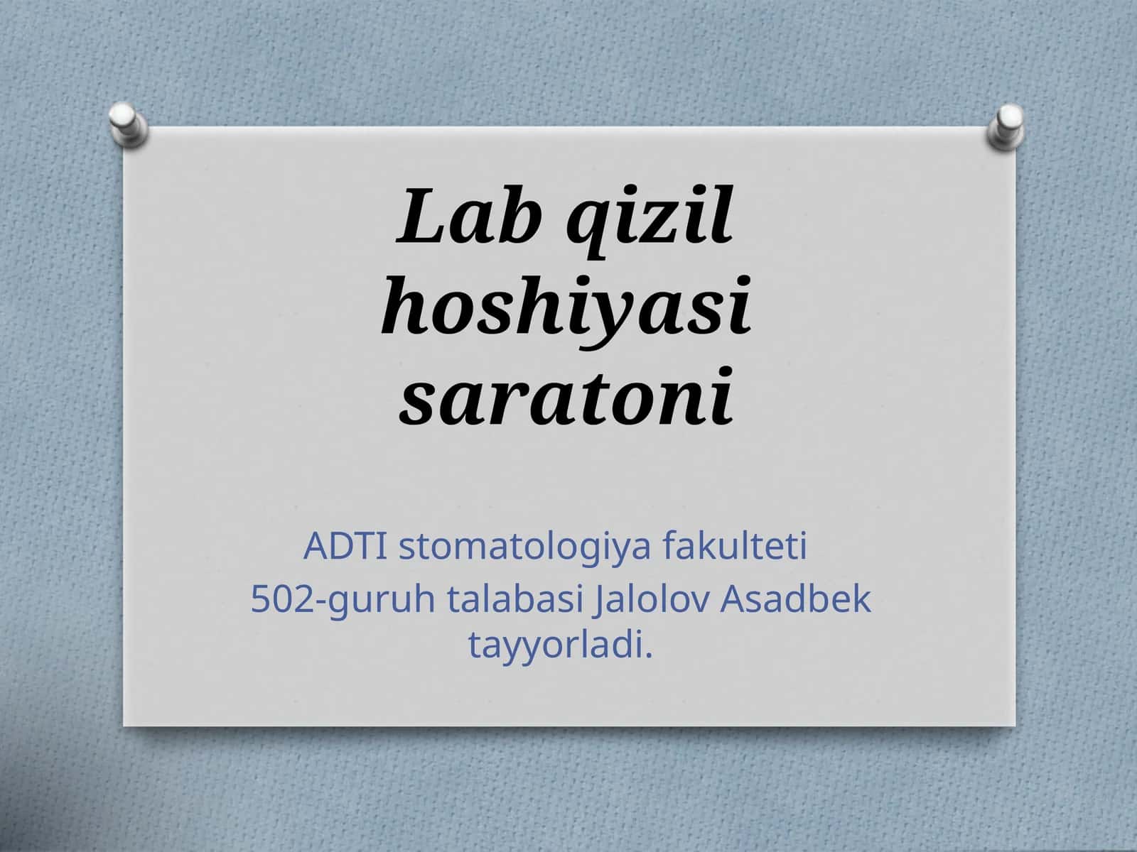Labqizilhoshiyasisaratoni