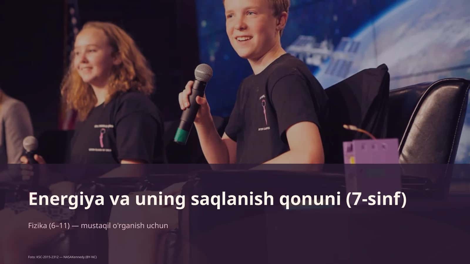 Energiya va uning saqlanish qonuni (7-sinf)