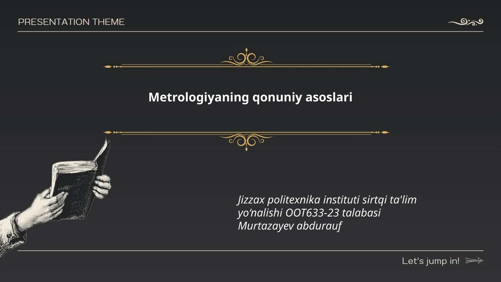 Metrologiyaning qonuniy asoslari