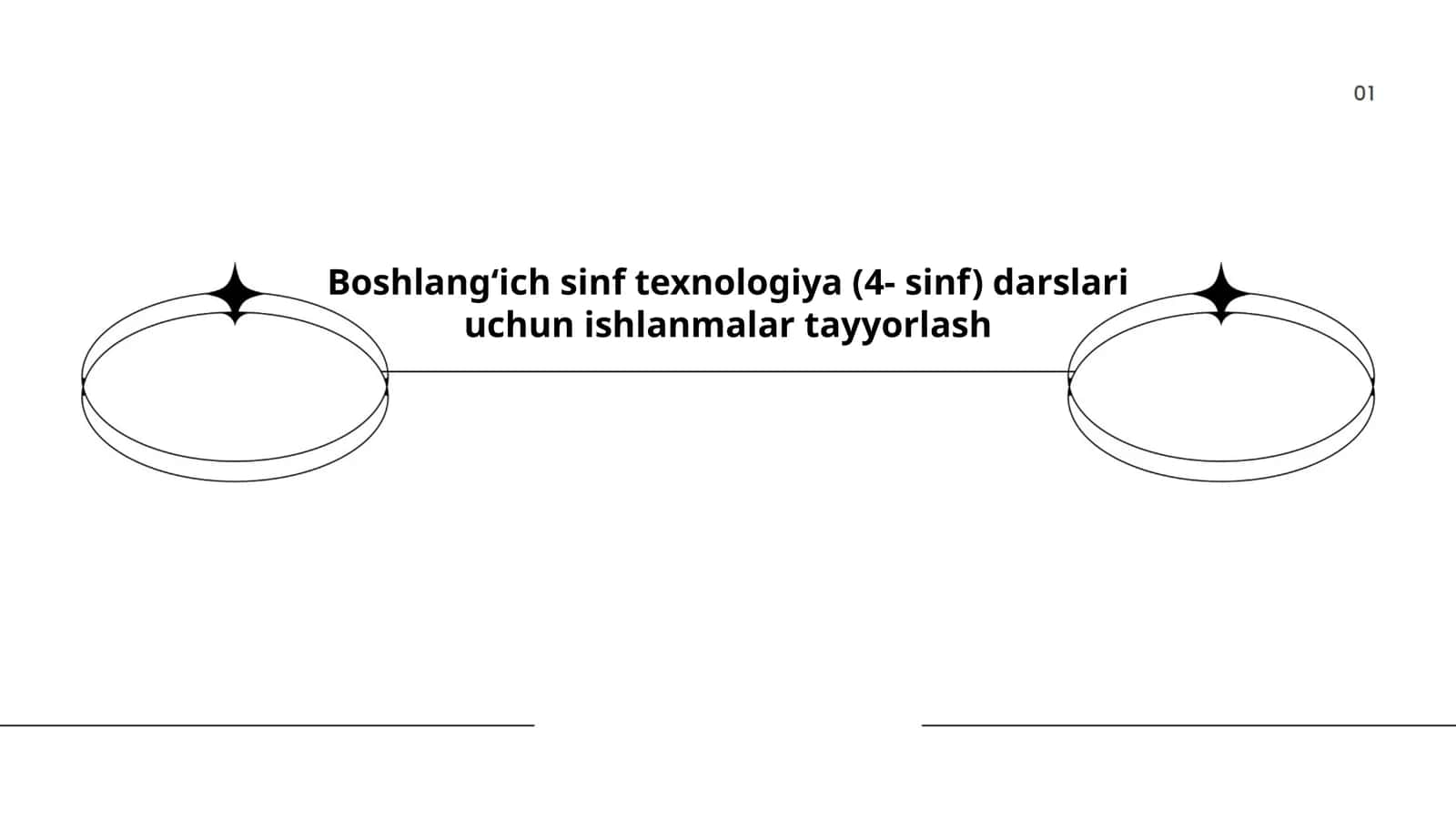 Boshlang‘ich sinf texnologiya (4- sinf) darslari uchun ishlanmalar tayyorlash