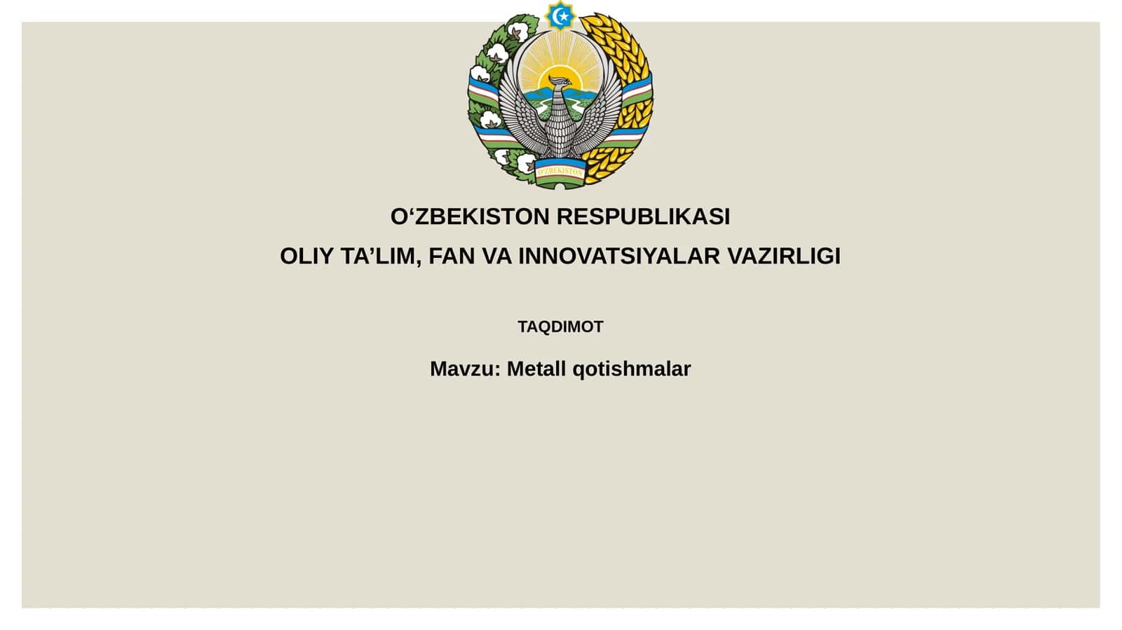 Metall qotishmalari