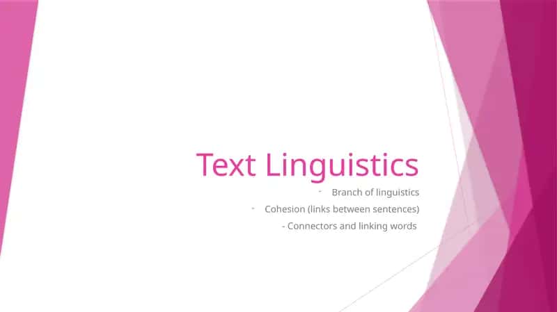 Matnlingvistikasi (Text Linguistics)