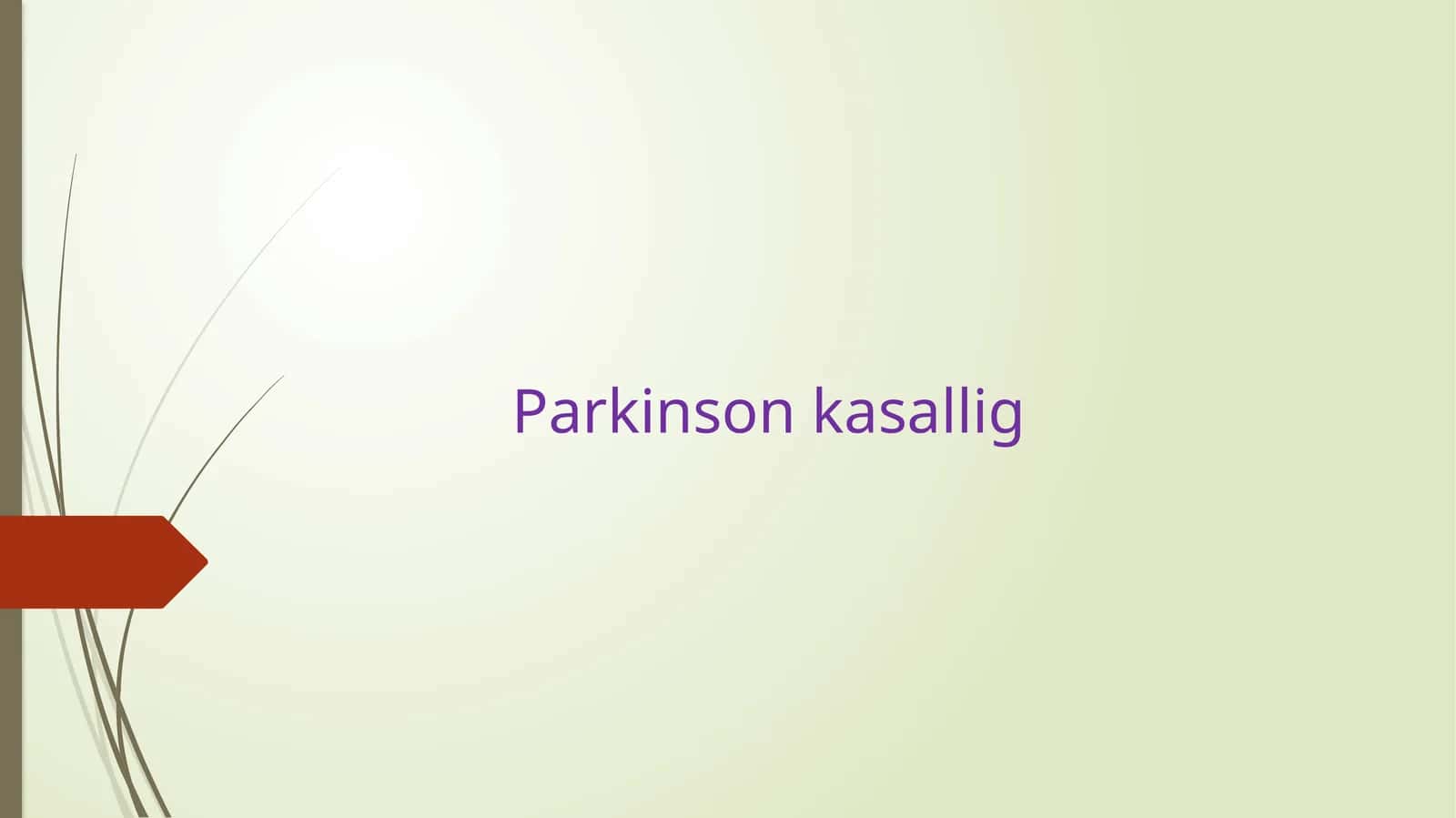 Parkinson kasalligi